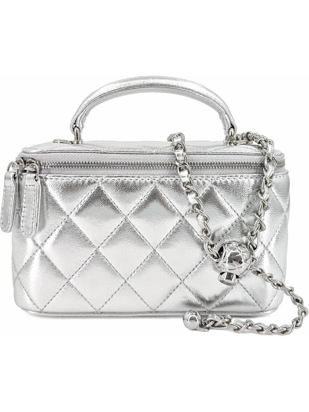 Chic Mini Quilted Lambskin Crossbody Purse - Stylish Vanity Bag for Women